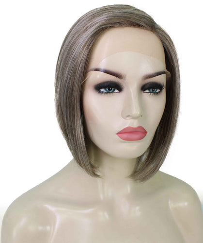 side part frontal wig straight