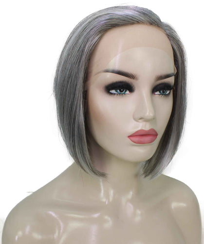 side part frontal wig straight