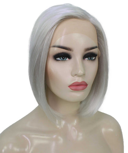 side part frontal wig straight