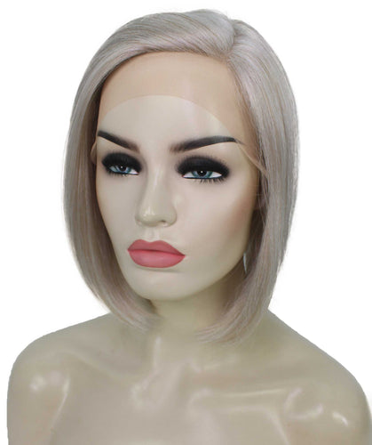 side part frontal wig straight