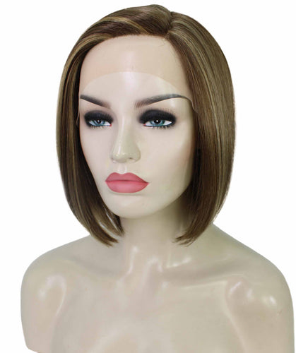 side part frontal wig straight