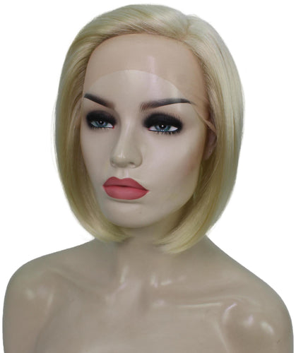 side part frontal wig straight