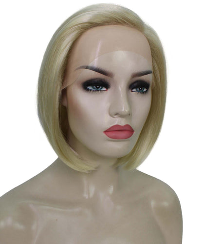 side part frontal wig straight