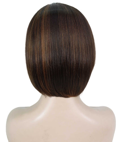 side part frontal wig straight