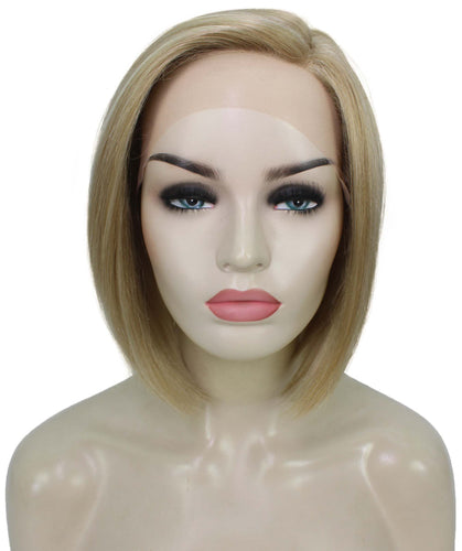 side part frontal wig straight