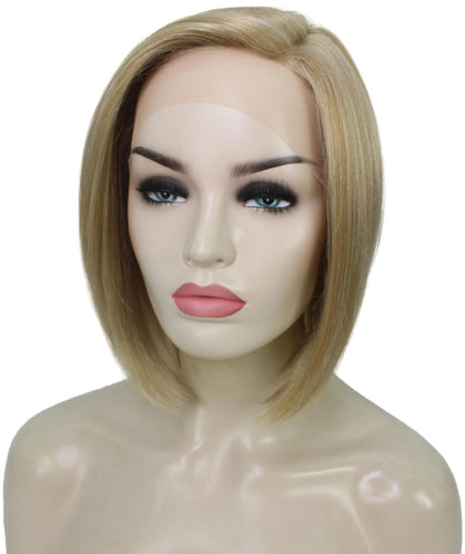 side part frontal wig straight