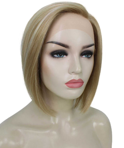 side part frontal wig straight