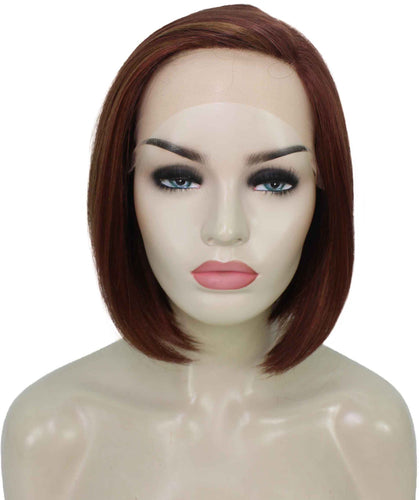 side part frontal wig straight