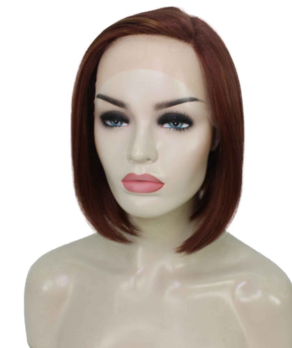 side part frontal wig straight