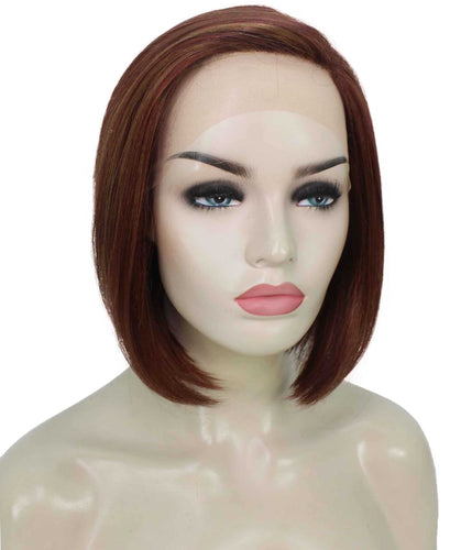 side part frontal wig straight