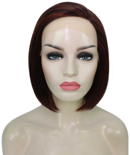 side part frontal wig straight