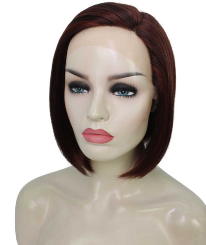 side part frontal wig straight