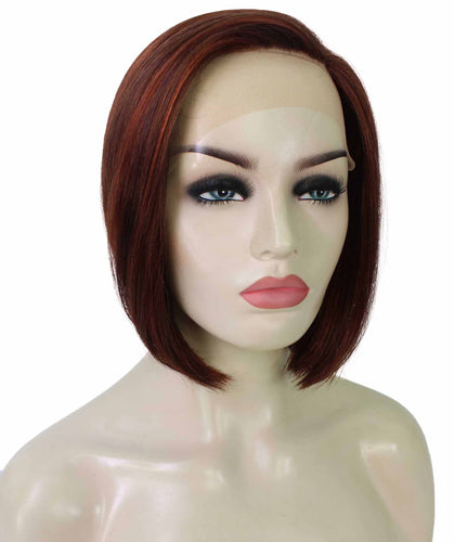 side part frontal wig straight