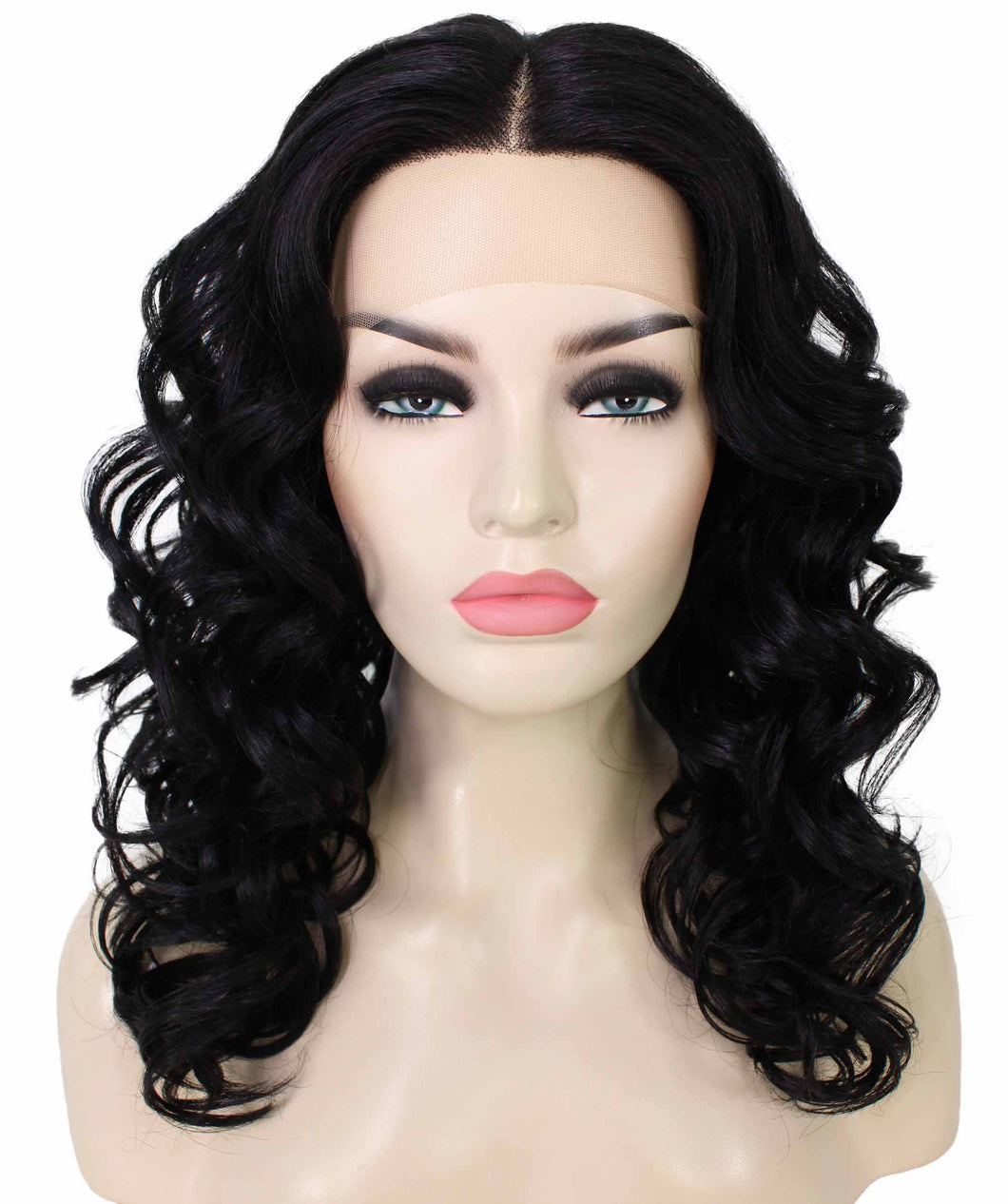 Scarlett Wig by Still Me | Swiss Lace Front Wig | High Heat-Friendly Synthetic Fiber | Soft Touch Wavy Hair