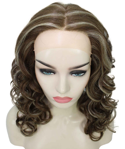 Scarlett Wig by Still Me | Swiss Lace Front Wig | High Heat-Friendly Synthetic Fiber | Soft Touch Wavy Hair