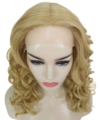 Scarlett Wig by Still Me | Swiss Lace Front Wig | High Heat-Friendly Synthetic Fiber | Soft Touch Wavy Hair