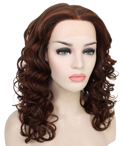 Scarlett Wig by Still Me | Swiss Lace Front Wig | High Heat-Friendly Synthetic Fiber | Soft Touch Wavy Hair
