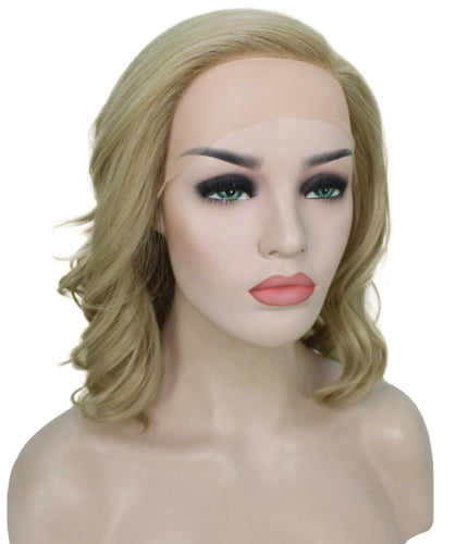 Honey Blonde synthetic swiss lace front wigs