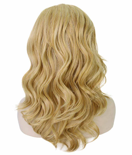 Strawberry Blonde synthetic swiss lace front wigs