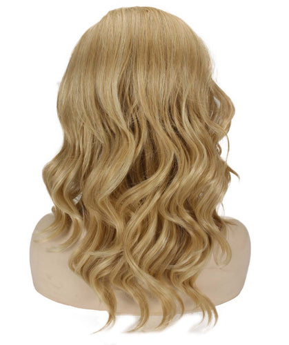 Champaign Blonde synthetic swiss lace front wigs