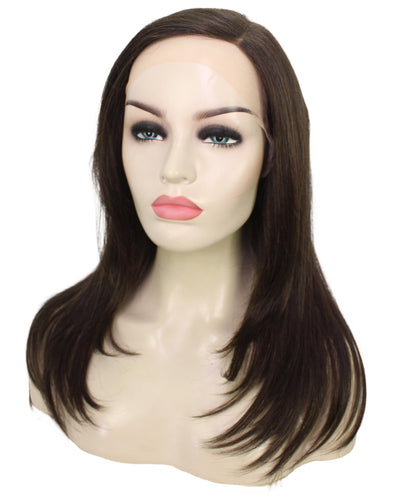 Chestnut Brown swiss lace front wig