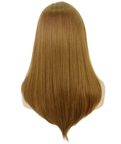 Dark Golden Blonde swiss lace front wig
