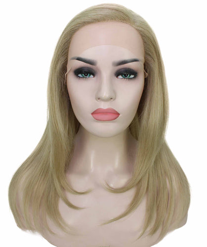 Honey Blonde swiss lace front wig