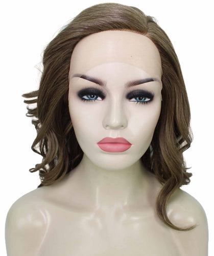 Meril by Still Me | Swiss Lace Front Wig | High Heat-Friendly Synthetic Fiber |  Soft Touch Natural Wavy Bob Wig