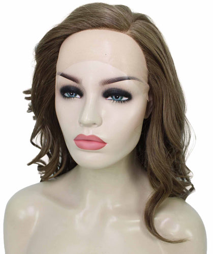 Meril by Still Me | Swiss Lace Front Wig | High Heat-Friendly Synthetic Fiber |  Soft Touch Natural Wavy Bob Wig