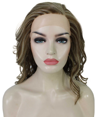Meril by Still Me | Swiss Lace Front Wig | High Heat-Friendly Synthetic Fiber |  Soft Touch Natural Wavy Bob Wig