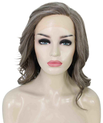 Meril by Still Me | Swiss Lace Front Wig | High Heat-Friendly Synthetic Fiber |  Soft Touch Natural Wavy Bob Wig