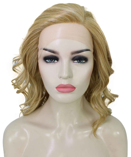 Meril by Still Me | Swiss Lace Front Wig | High Heat-Friendly Synthetic Fiber |  Soft Touch Natural Wavy Bob Wig