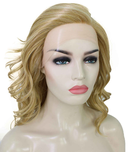 Meril by Still Me | Swiss Lace Front Wig | High Heat-Friendly Synthetic Fiber |  Soft Touch Natural Wavy Bob Wig