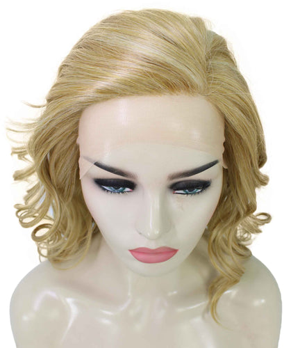 Meril by Still Me | Swiss Lace Front Wig | High Heat-Friendly Synthetic Fiber |  Soft Touch Natural Wavy Bob Wig