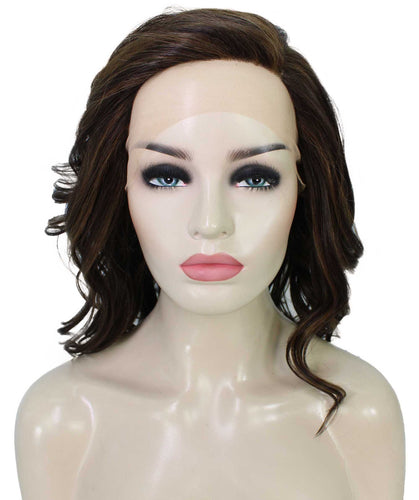 Meril by Still Me | Swiss Lace Front Wig | High Heat-Friendly Synthetic Fiber |  Soft Touch Natural Wavy Bob Wig