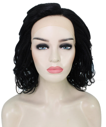 Black swiss lace wig