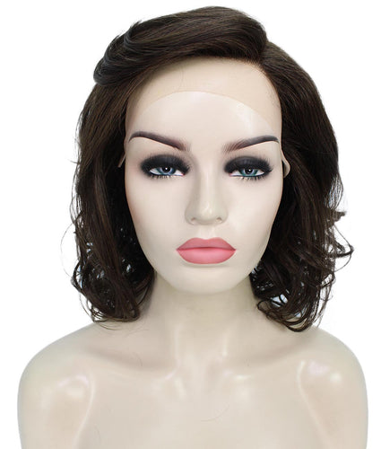 Chestnut Brown swiss lace wig