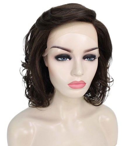 Chestnut Brown swiss lace wig