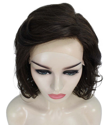 Chestnut Brown swiss lace wig