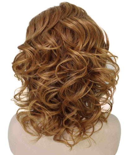 Medium Auburn with Light Aurburn Tips swiss lace wig