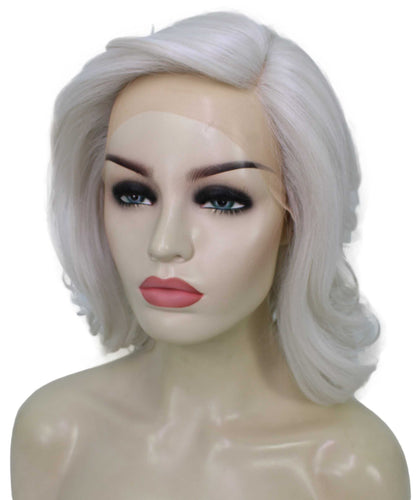 Silver Grey swiss lace wig