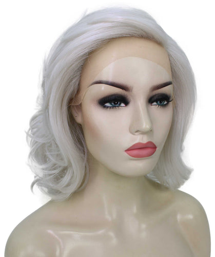 Silver Grey swiss lace wig