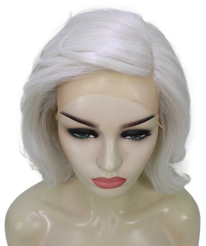 Silver Grey swiss lace wig