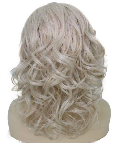 Light Silver Grey swiss lace wig
