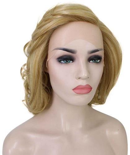 Strawberry Blonde swiss lace wig