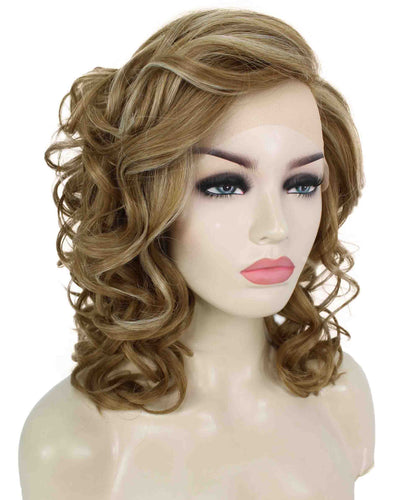 Drew Wig by Still Me |  Swiss Lace Front Wig | High Heat-Friendly Synthetic Fiber | Soft Touch Curly Hair