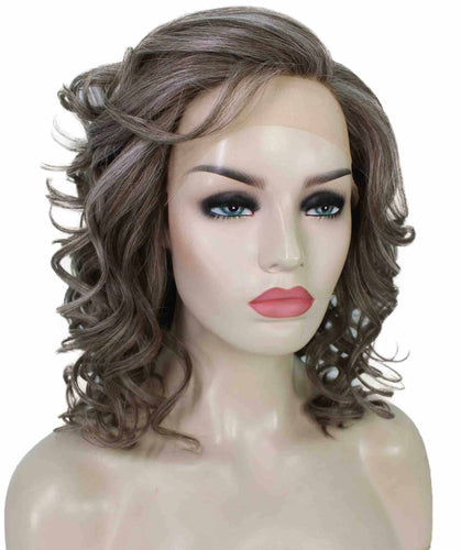 Drew Wig by Still Me |  Swiss Lace Front Wig | High Heat-Friendly Synthetic Fiber | Soft Touch Curly Hair