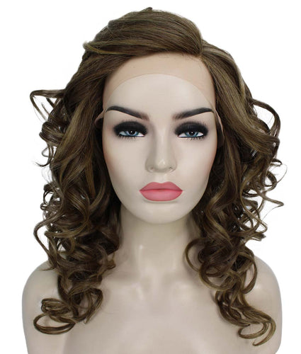 Drew Wig by Still Me |  Swiss Lace Front Wig | High Heat-Friendly Synthetic Fiber | Soft Touch Curly Hair