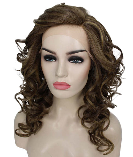 Drew Wig by Still Me |  Swiss Lace Front Wig | High Heat-Friendly Synthetic Fiber | Soft Touch Curly Hair