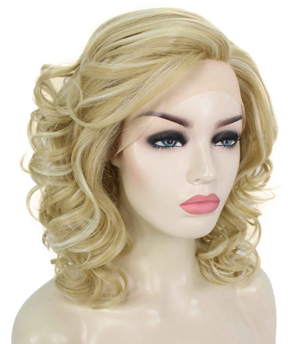 Drew Wig by Still Me |  Swiss Lace Front Wig | High Heat-Friendly Synthetic Fiber | Soft Touch Curly Hair